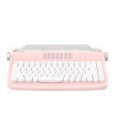 Teclado Vintage Bluetooth Pink Ibicraft