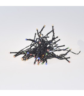 96 luces LED a Pila Multicolor con Cable Negro Alparamis 96 luces LED a Pila Multicolor con Cable Negro Alparamis