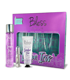 Trio London Iris EDT Travel Perfumer y Crema Corporal y de Manos Bless