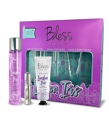 Trio London Iris EDT Travel Perfumer y Crema Corporal y de Manos Bless