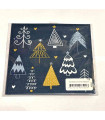 Servilletas 33 x 33 cm Fun Tree Blue Xmas