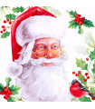 Servilletas 33 x 33 cm Vintage Claus Xmas