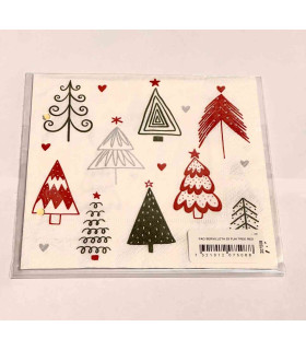 Servilletas 33 x 33 cm Fun Tree Red Xmas Servilletas 33 x 33 cm Fun Tree Red Xmas
