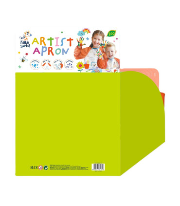 Delantal de Artista Haku Yoka 12 Pz en 2 Talles con Exhibidor
