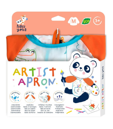 Delantal de Artista Haku Yoka 12 Pz en 2 Talles con Exhibidor