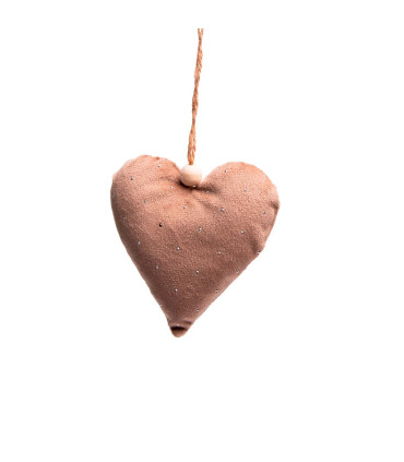 Adorno Navideño de Tela Estrella Pino o Corazón 13 cm Alparamis