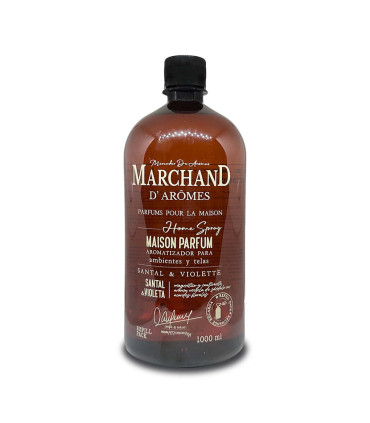 Refill PET de 1 lt de Aromatizador Santal y Violeta Marchand D Aromes