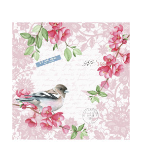 Servilletas 33 x 33 cm Sweet Bird Servilletas 33 x 33 cm Sweet Bird