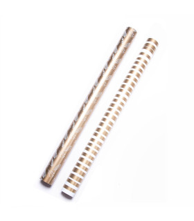 12 Paquetes de 2 Papeles Regalo Tramas Dorado 12 Paquetes de 2 Papeles Regalo Tramas Dorado