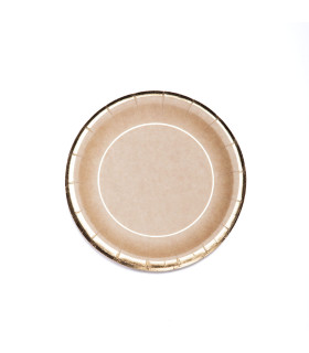 12 Paquetes de 8 Platos de Navidad Kraft 12 Paquetes de 8 Platos de Navidad Kraft