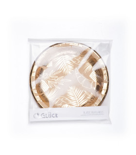 12 Paquetes de 8 Platos de Navidad Kraft 12 Paquetes de 8 Platos de Navidad Kraft