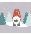 Servilletas 33 x 33 cm Tomte in Forest Xmas