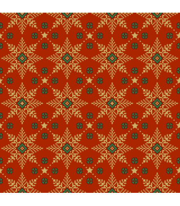 Servilletas 33 x 33 cm Golden Snow Red Xmas