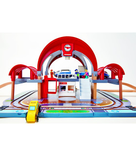Estación de Tren de la Gran Ciudad de Juguete Hape Estación de Tren de la Gran Ciudad de Juguete Hape
