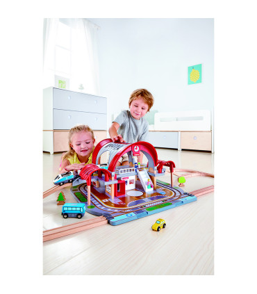 Estación de Tren de la Gran Ciudad de Juguete Hape