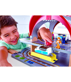 Estación de Tren de la Gran Ciudad de Juguete Hape Estación de Tren de la Gran Ciudad de Juguete Hape