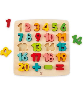 Rompecabezas Numérico y Matemático de Madera Hape Rompecabezas Numérico y Matemático de Madera Hape