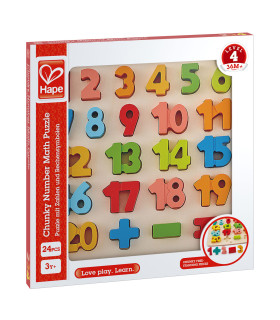 Rompecabezas Numérico y Matemático de Madera Hape Rompecabezas Numérico y Matemático de Madera Hape