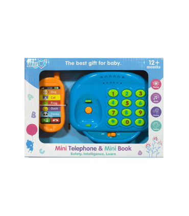 Mini Teléfono de Juguete a Pilas