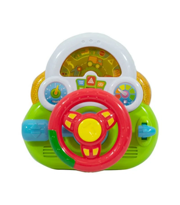 Mini Volante con Luz y Sonido de Juguete a Pilas