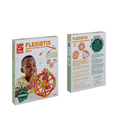 Kit Flexistix de Construcción Creativa 66 pzas Hape