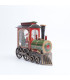 Adorno de Tren con Santa con LED 24 x 19 cm Alparamis
