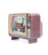 Adorno de TV Musical Santa Snowman y Reno con LED 21 x 18 cm Alparamis
