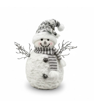 Adorno Muñeco de Nieve 30x38 cm Alparamis