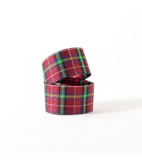 Cinta Escocesa Metalizada Bordó 2.5 cm x 10 metros Cinta Escocesa Metalizada Bordó 2.5 cm x 10 metros