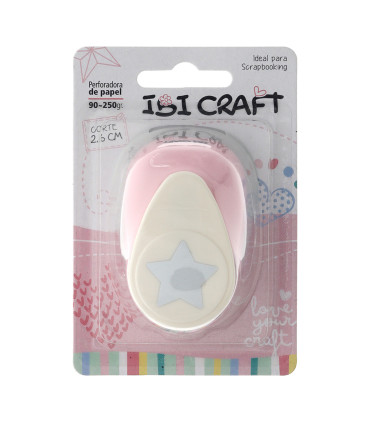 Perforadora Artística 25 mm Estrella Ibicraft