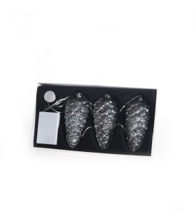 3 luces Piñas Plateadas Alparamis