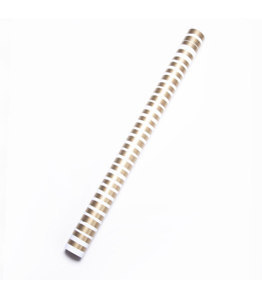 12 Paquetes de 2 Papeles Regalo Tramas Dorado