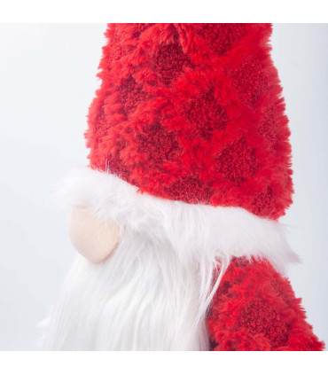 Adorno de Duende Rojo con Luz LED 88 cm Alparamis