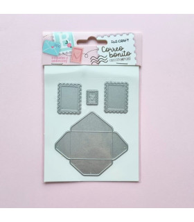 Troqueles x 4 Correo Bonito Ibicraft