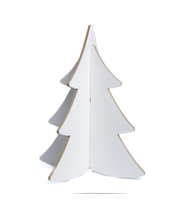 Adorno de Pino de Madera Encastrable 60 cm