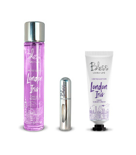 Trio London Iris EDT Travel Perfumer y Crema Corporal y de Manos Bless