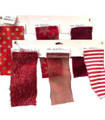 Cinta Roja 7 Diseños Surtidos 8.9 x 10 m Alparamis