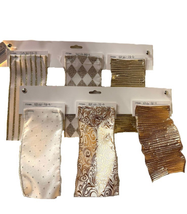 Cinta Dorada 7 Diseños Surtidos 8.9 x 10 m Alparamis