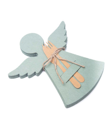 Posacubiertos de Fieltro Angel 22 cm Alparamis x 4