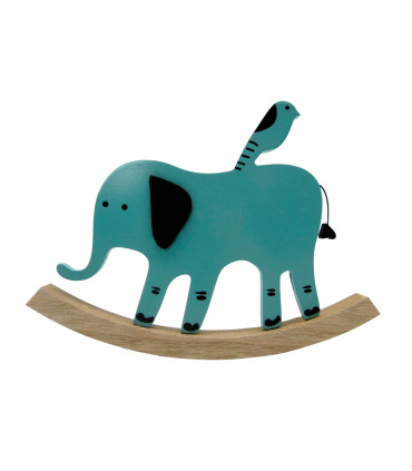 Adorno de Madera Elefante 22 x 16 cm