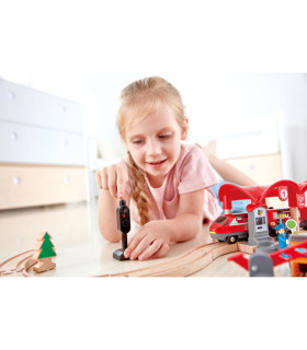 Set Ferrocarril de Ciudad Hape Vías de Juguete