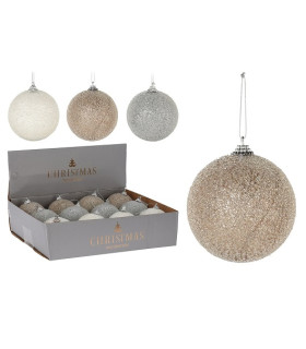 Bola Gliter con Relieve 8 cm Surtido Alparamis