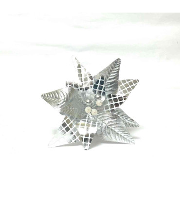 Adorno Estrella Federal Dorada 23 cm Alparamis A24-3949