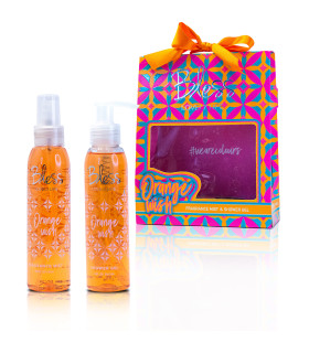Dúo Orange Wish Body Splash y Shower Gel Bless