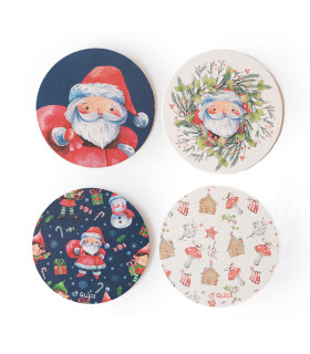 12 Paquetes de 8 Posavasos Bosque Encantado