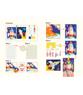 Hilorama String Art Cohetes Espaciales Avenir