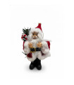 Adorno de Papá Noel para Colgar 13 cm Alparamis