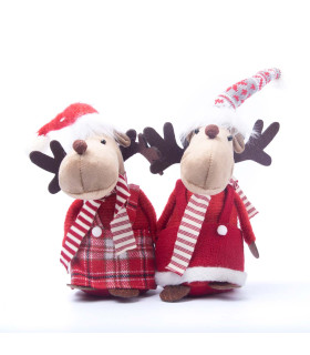 Adorno de Reno Parado 41 cm Alparamis