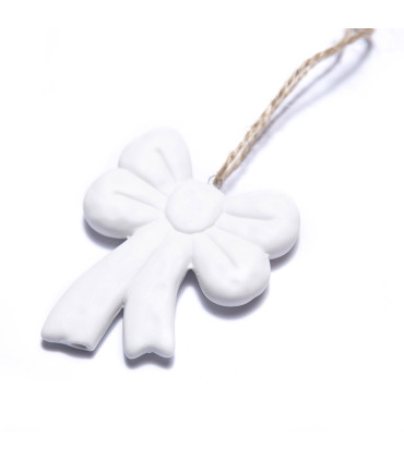 Adornos de Santa Snowman Reno y Moño 10 cm