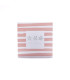 Tarjetas Stamping Rayas y Lunares Rosas - PACK x 12